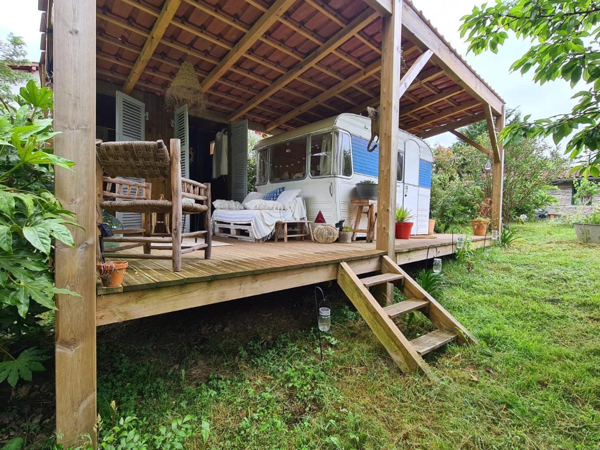 Gite Azkendantza 2A6 Pers Avec Caravane Insolite Ascain Exterior foto
