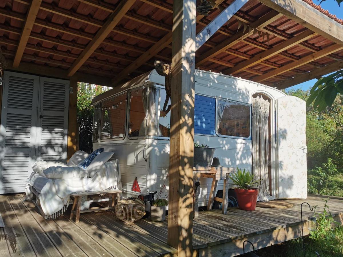 Gite Azkendantza 2A6 Pers Avec Caravane Insolite Ascain Exterior foto